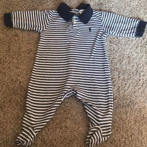 Ralph Lauren Striped Onesie